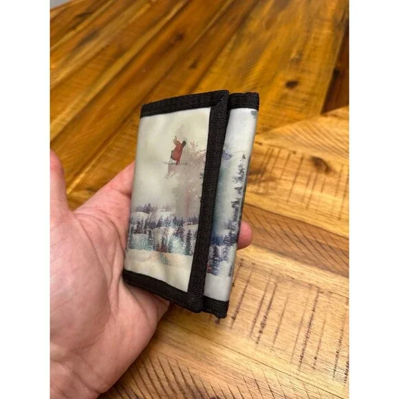 Vintage Rusty Brand surf ski Velcro wallet